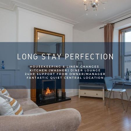 Dwellcome Home Ltd 1 Bed Apt, Half Mile To Union Street Yet Quiet, Free Parking, Fast Wifi, Ideal For Long Term Contractor, Etc Stays, Fully Equipped Kitchen, Regular Housekeeping Option - See Our Site For Assurance Aberdeen Esterno foto